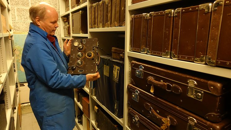 Historisk samling fra NRK til Teknisk museum. Gammelt opptaksutstyr
