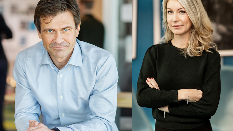 Roar Bjærum, CEO, Lendo Group & Mikaela Grännby, EVP New markets, Lendo Group. (Foto: Pernilla Ahlsen & Linda Boström)
