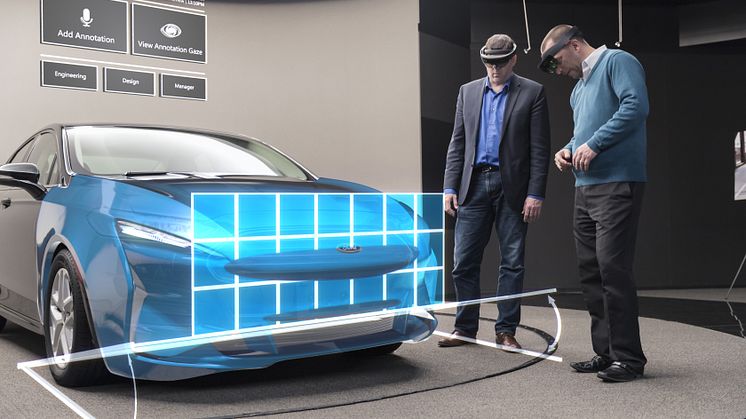 Neue Technologie ermöglicht Designern die Nutzung drahtloser Headsets zur Darstellung von Teilen – als wären sie bereits in ein physisches Fahrzeug integriert