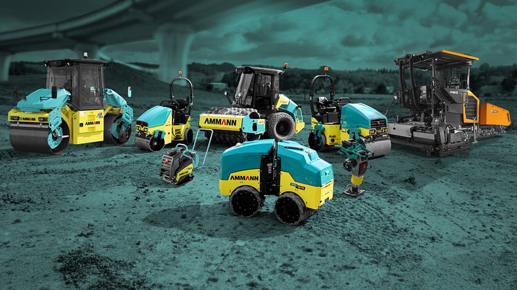 Ammann produktprogram väganläggningsmaskiner