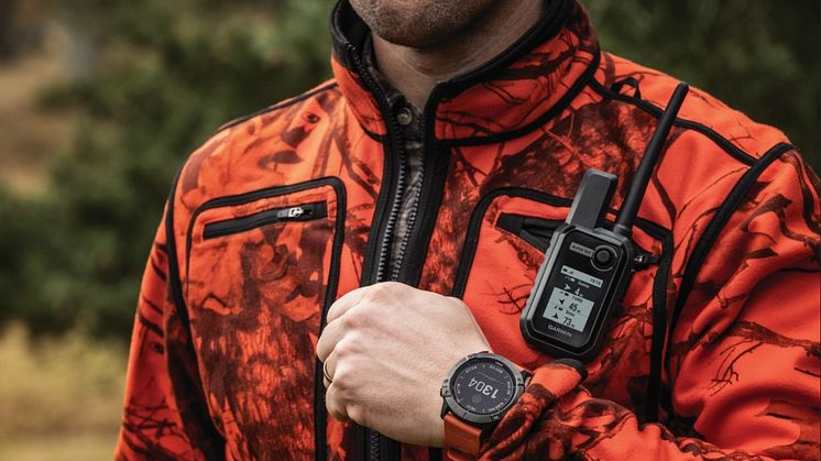 Garmin Alpha 10 on pienikokoinen ja kevyt koirapaikannin