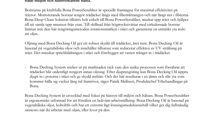 Ta trädäcket till en högre nivå