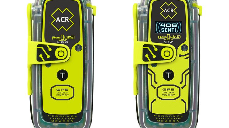 Hi-res image - ACR Electronics - The new ACR Electronics ResQLink 400 and ResQLink View Personal Locator Beacons (PLB)