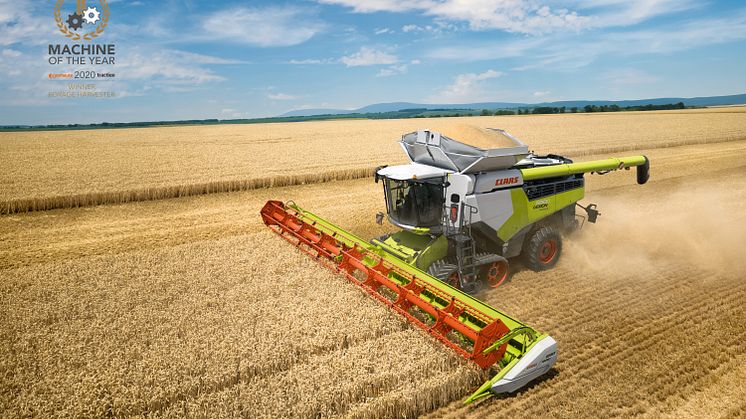 LEXION 8000/7000 is Machine of the Year 2020 in the category of combine harvesters. Photo: CLAAS