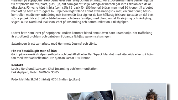 En glittrig julklapp som ger hopp