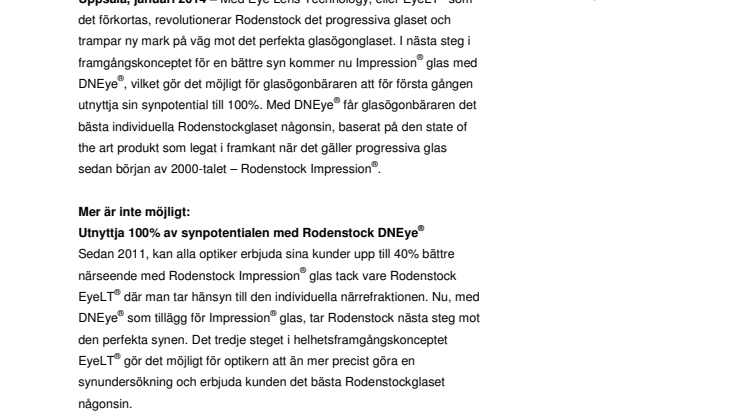 Med perfektion som standard!