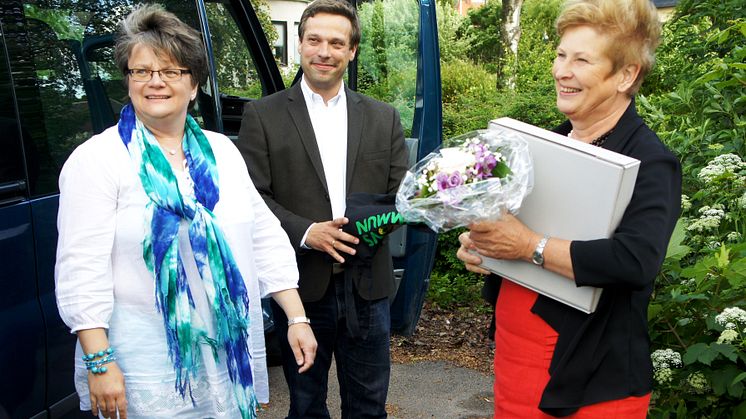 Birgitta Jönsson, Fredrik Löfqvist och Margareta Pålsson