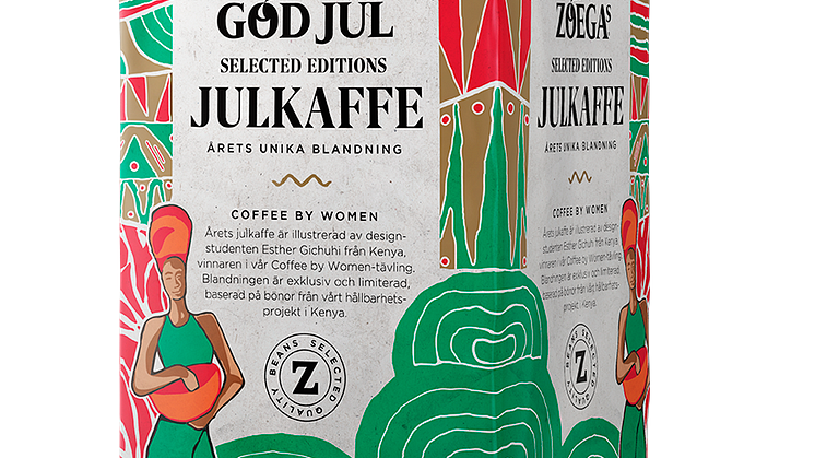 Zoégas julkaffe 2016 med smak av körsbär och mörk choklad. 