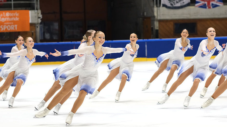 JVM i synkroniserad konståkning: Team Seaside på 7:e plats efter kortprogrammet