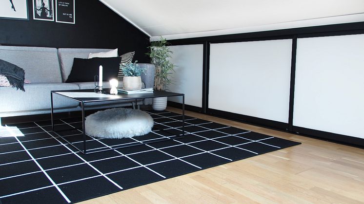 5 meter skyvedører under skråtaket