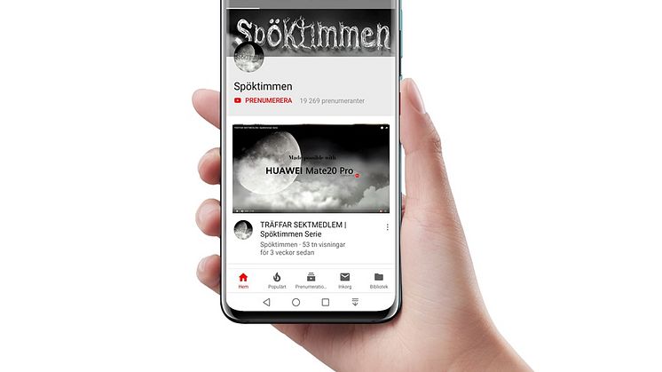 Huawei och Spöktimmen inleder skrämmande samarbete