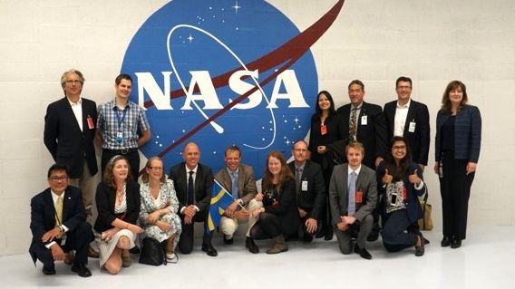 Swedish Aerospace Delegation at NASA Ames visit June 10-11, 2013