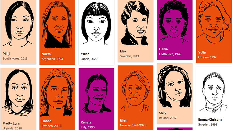 57 personlige historier fra hele verden - om abort og seksualitet. Det møter deg i den nye, internasjonale nettutstillingen. (Skjermbilde fra nettutstillingen)
