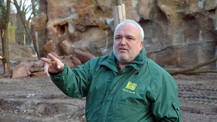 Führung über die Baustelle Südamerika mit Zoodirektor Prof. Dr. Jörg Junhold