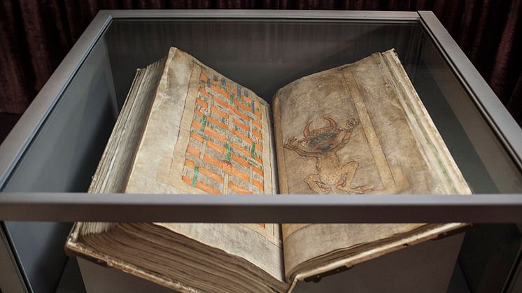 Ombyggnad av Kungl. biblioteket öppnar för visning av Djävulsbibeln