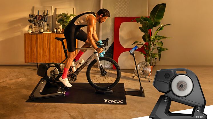 Ny direktdriven trainer som kombinerar inbyggd rörelse med exklusiv Tacx-teknologi för att ge cyklister den mest realistiska cyklingskänslan inomhus