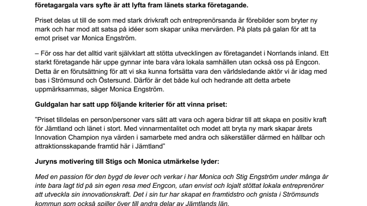 Engcons ägare prisas för att de skapar framtidstro i sin hembygd