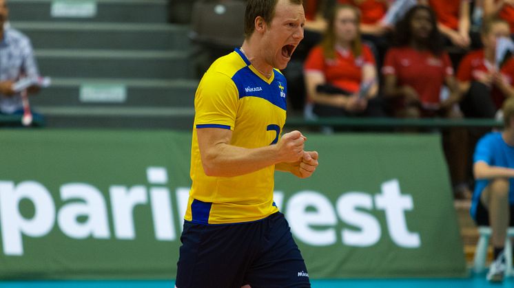 Svenska herrlandslaget i volleyboll till Halmstad