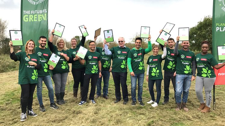 Norwegianprojekt "Plant a Tree" i Oxford