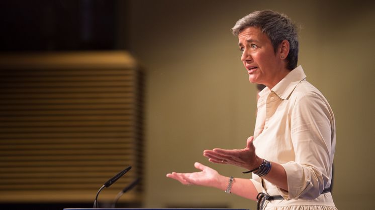Margrethe Vestager, EU konkurrencekommissær, besøger Rebild Kommune til oplæg og erhvervsdebat om Nordjysk konkurrenceevne på internationalt plan.
