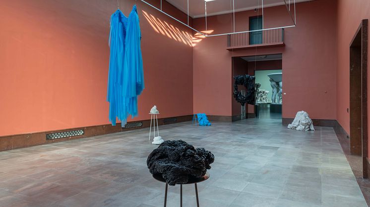 Fra Hanne Friis' utstilling Sirkulasjon på Vigelandmuseet i 2022. 