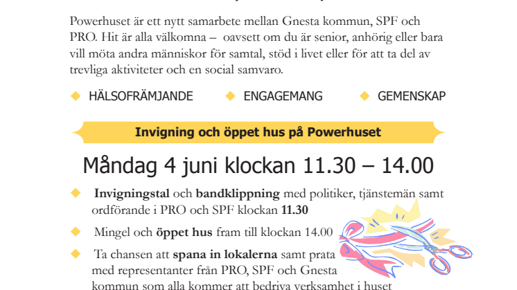 Invigning av Powerhuset – nya mötesplatsen i Gnesta!