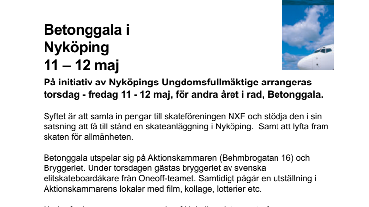 Betonggala i Nyköping 11  12 maj