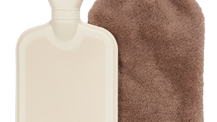 Bolsa de agua caliente KRAMFORS 1,5L con forro polar suave