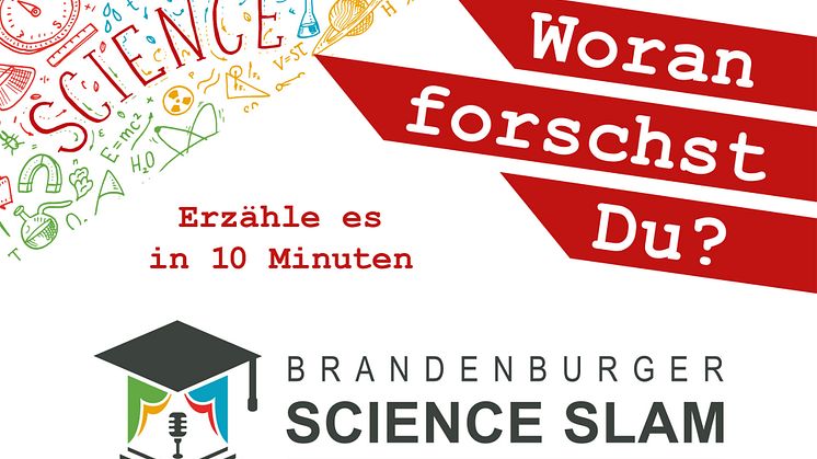 Die Präsenzstellen der Hochschulen des Landes Brandenburg laden zum Mitwirken beim 3. Brandenburger Science Slam ein. (Bild: Präsenzstellen des Landes Brandenburg)