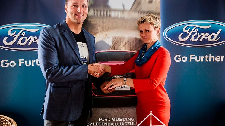 Kiss Gergely háromszoros olimpiai bajnok a Ford Mustang nagykövete