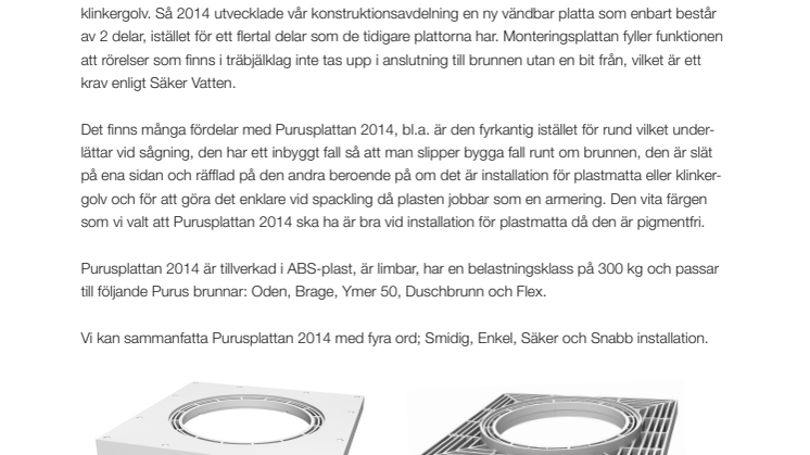 Smidig, Enkel, Säker och Snabb installation
