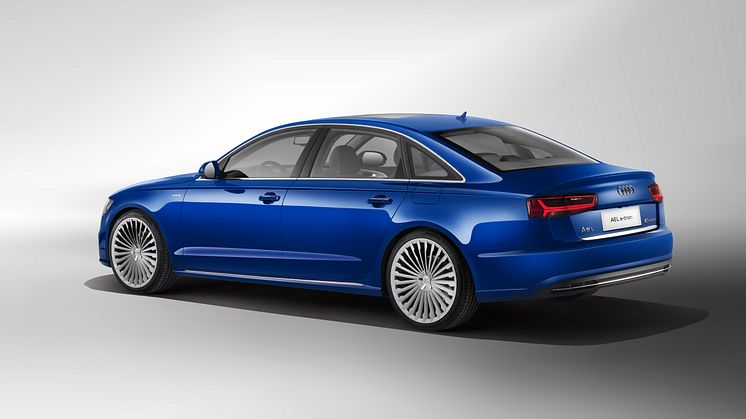 Audi A6 L e-tron (Chinese market) left side rear