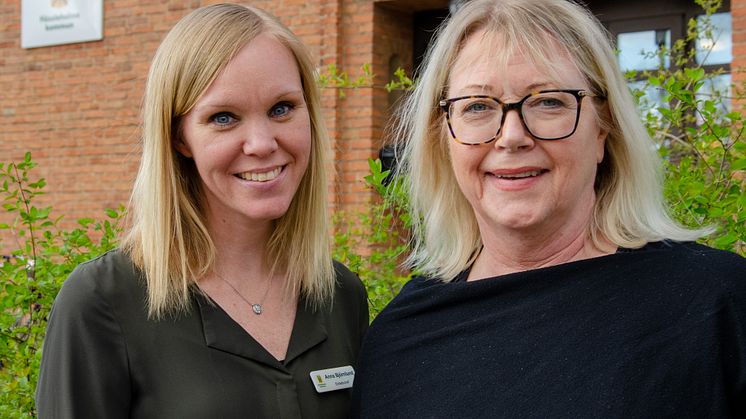 Anna Björnlund och Ingela Andersson är enhetschefer inom omsorgsförvaltningen i Hässleholms kommun och har deltagit i arbetet med sommarrekryteringen.