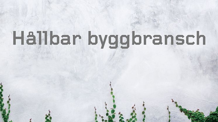 Som marknadsledande inom betong i Sverige är Thomas Concrete Groups vision att driva utvecklingen mot en helt klimatneutral betong till år 2030.
