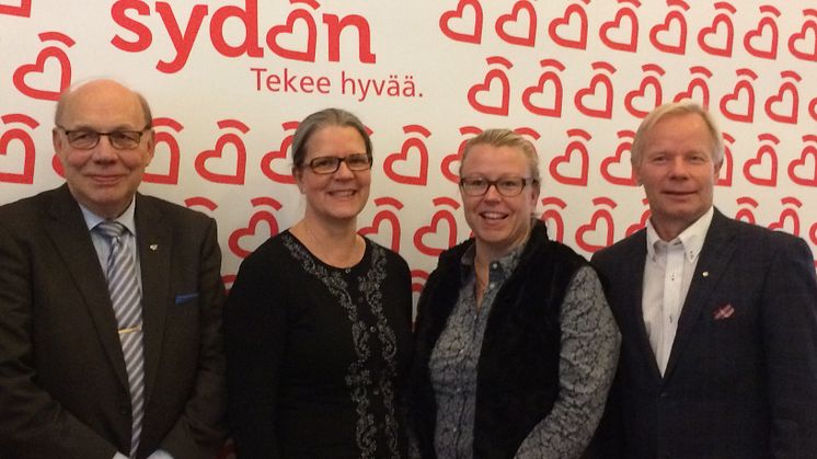 Sydänliiton syyskokouksessa 22.10.2015 Lappeenrannassa hallitukseen valittiin Reijo Tilvis, Outi Kurttila, Minna-Maarit Ampio ja Jyrki Liljeroos.