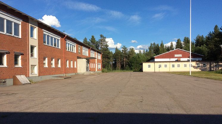 Fd. skolan i Moskosel. Fotograf: Jerry Magnumfotografen Porsbjer