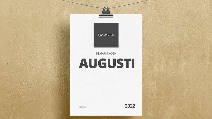 Bilmarknaden augusti 2022