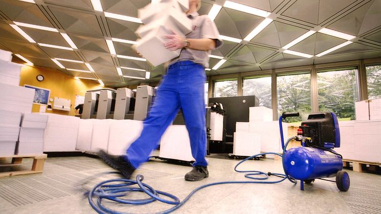 Druckerei Unfallvermeidung