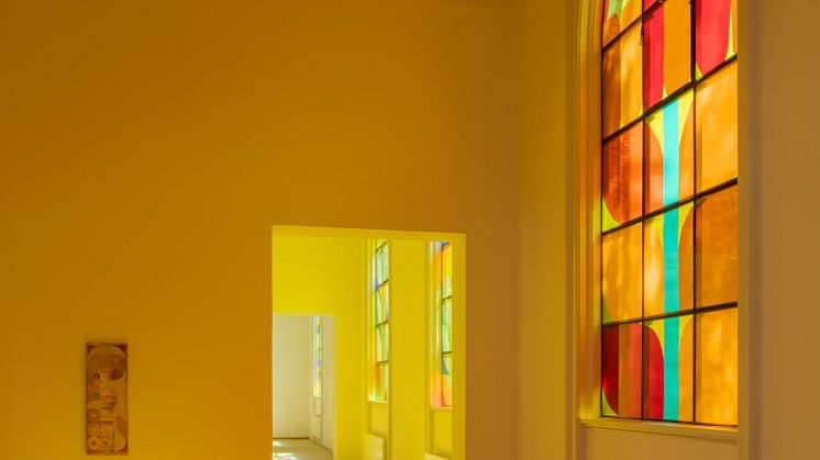 Alexander Tovborg, Madonna, 2022-23. Church Windows (nature), 2023. 