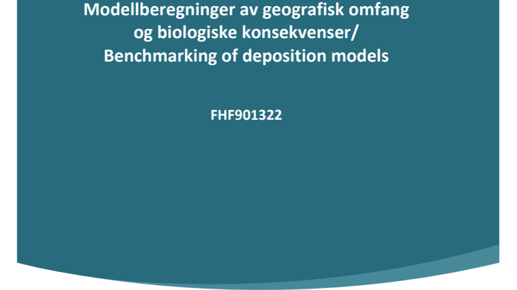 Rapport "Bunnpåvirkning fra marine matfiskanlegg"