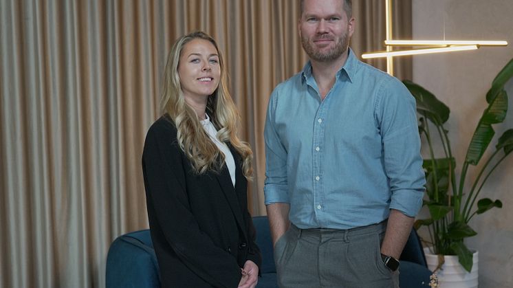 Från vänster i bild Madeleine Ziegert och Mattias Edenholm