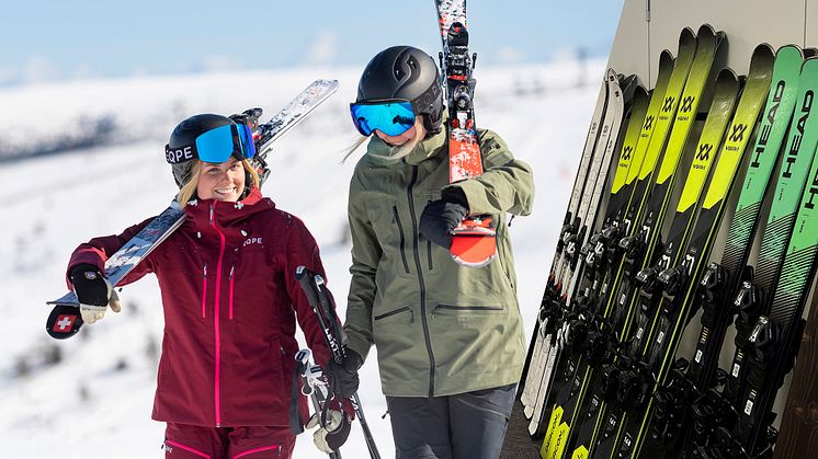 Hyr, köp begagnat och återvinn: flera hållbara nyheter hos SkiStar i vinter