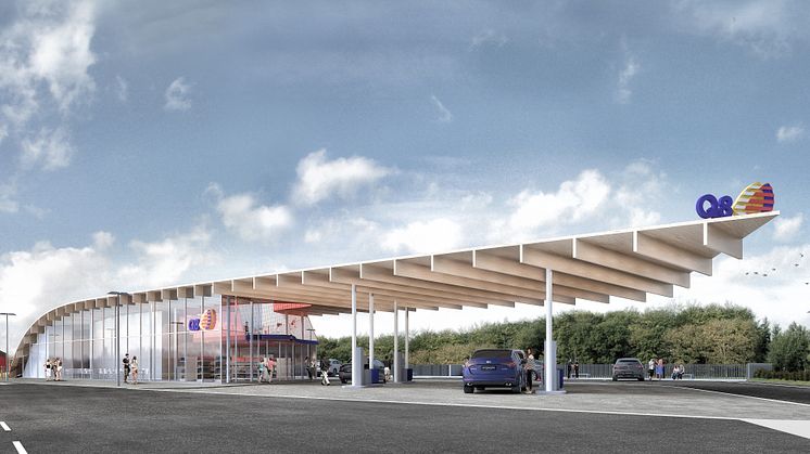 Nu indvies to nye servicestationer langs Silkeborgmotorvejen