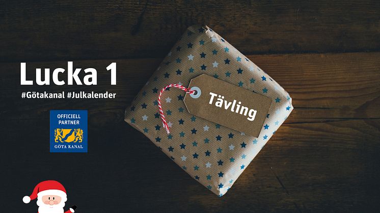 Göta kanals julkalender på Facebook.