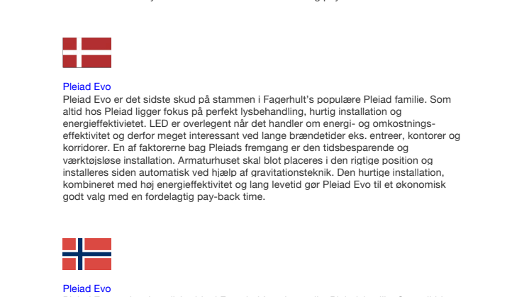 Pleiad Evo