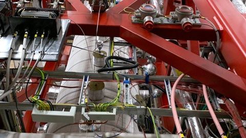 Reaktor för infångning av CO2 från stålverksgaser.