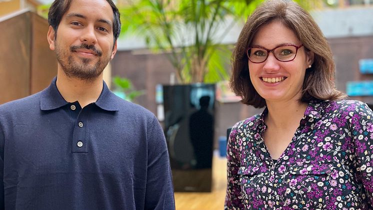 Marie-Pierre Echavidre och Oliver Ottval, nya projektingenjörer på WA3RM