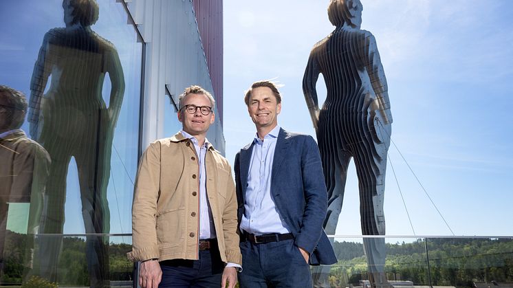 Joel Ambré, VD Vectura Fastigheter. Jacob Torell, VD Steptura.