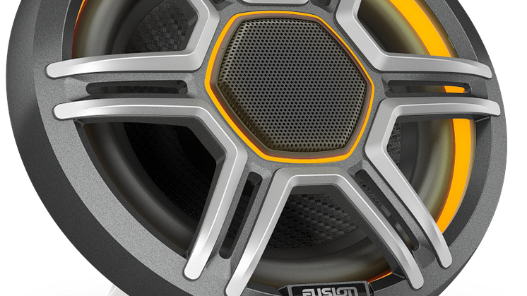 FusionApolloSpeakers_6.5inch_SportsGray_FrontRight_Orange.png