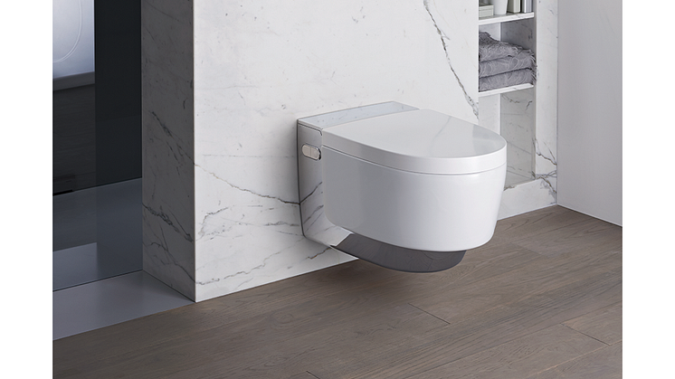 Geberit AquaClean är en högteknologisk duschtoalett som gör badrummet till en hygienisk och harmonisk plats